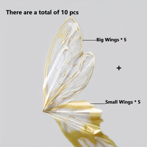 Crystal Butterfly Flower Bouquet Wrapping Paper Clear Floral Wraps Packaging Bouquet Accessories view 3