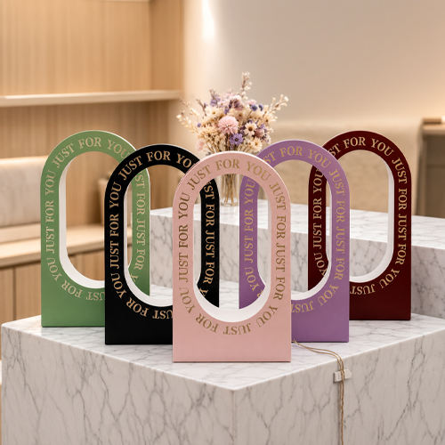 Flower Baskets, Handheld Wedding Bouquet Flower Gift Bags, DIY Flowers Basket Packaging Box Florist Supply Baskets for Valentine‘s Party Birthday Decoration
