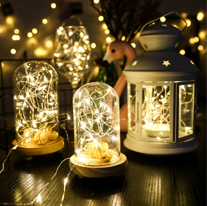 2x Battery LED Fairy String Lights for Bouquet Decoration view 3
