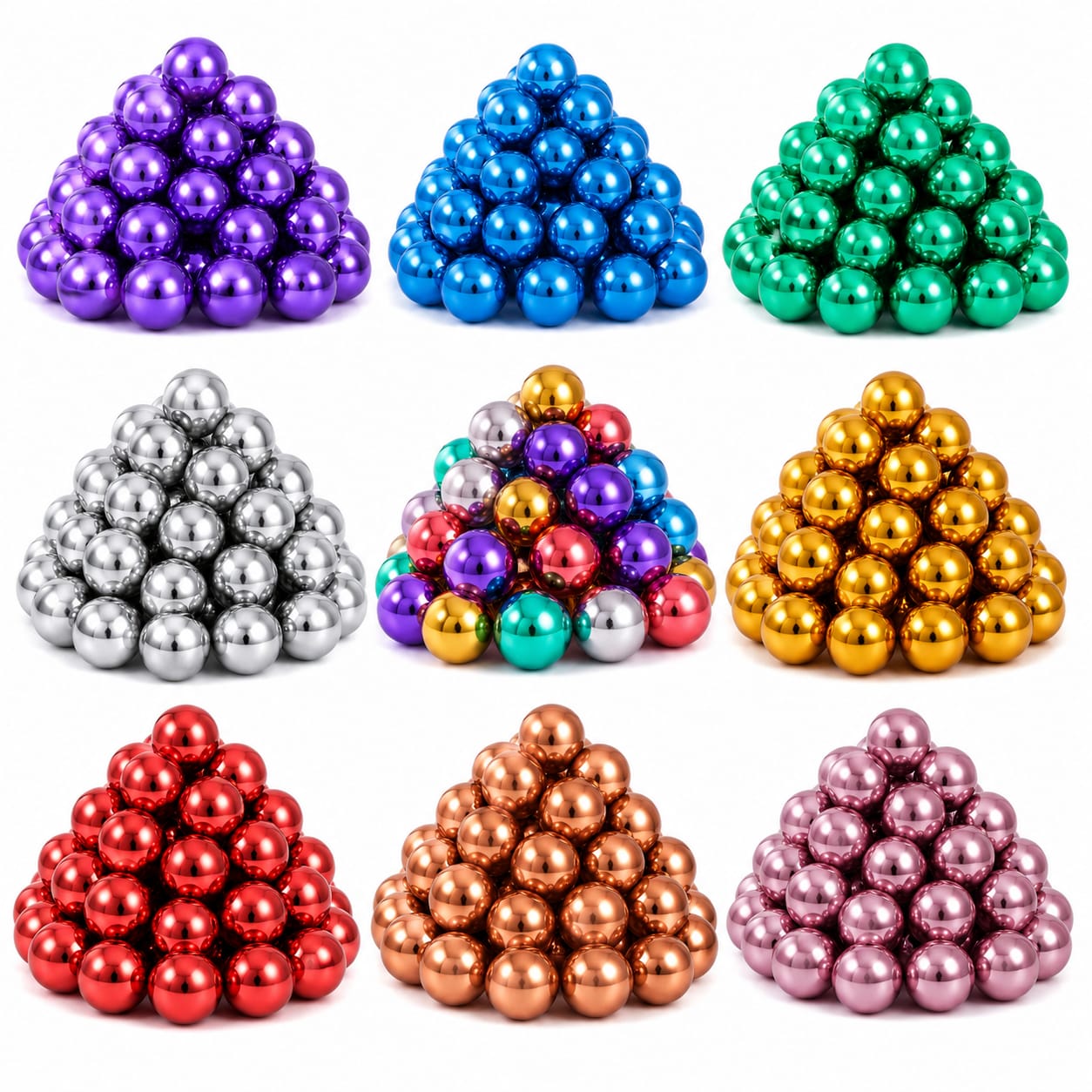 Pack of 50pcs Metallic Chrome Balloons for Party Birthday Decoration view 5
