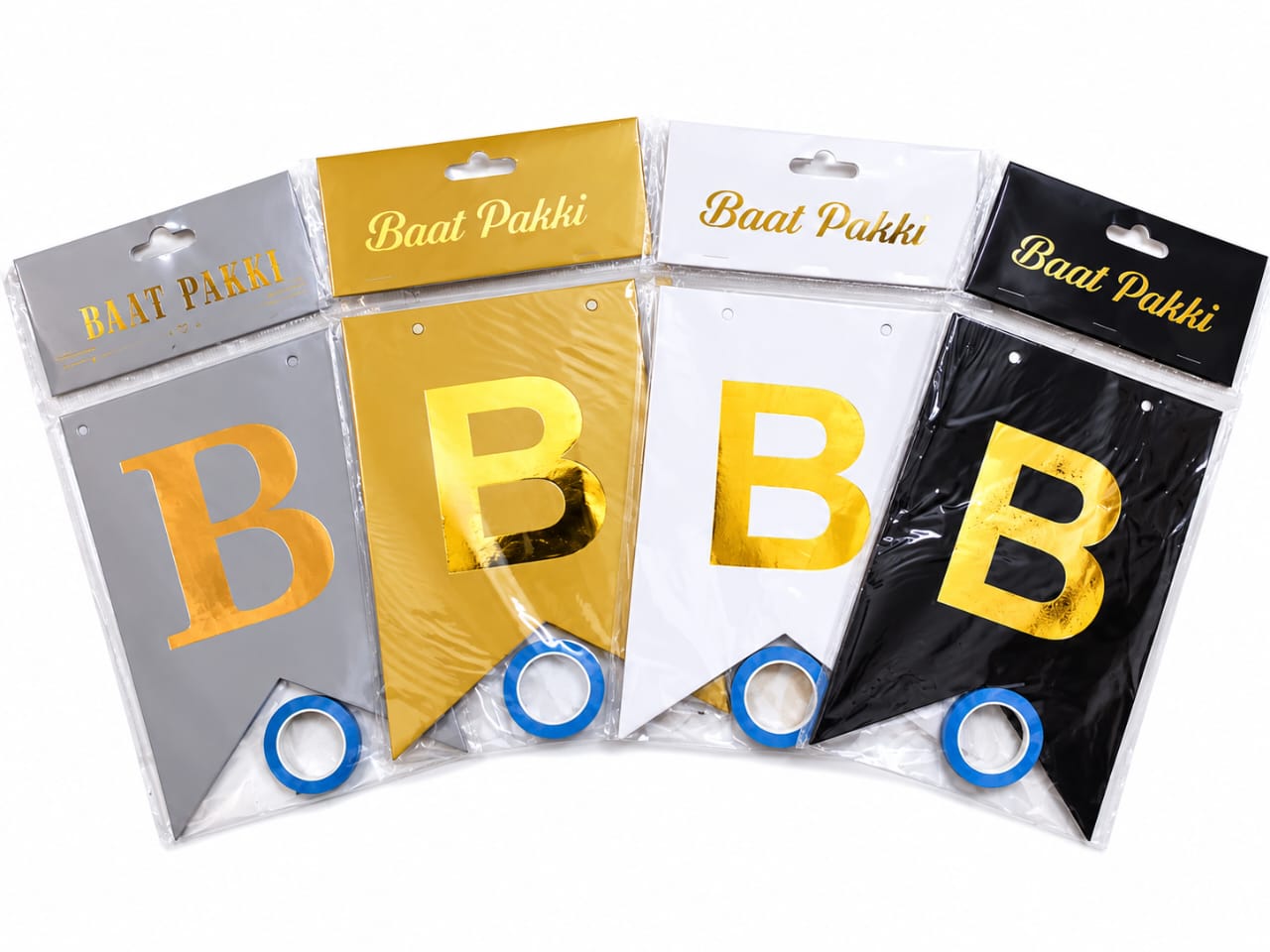 Baat Pakki Letter Buntings Banner for Decoration and Party Celebration view 3