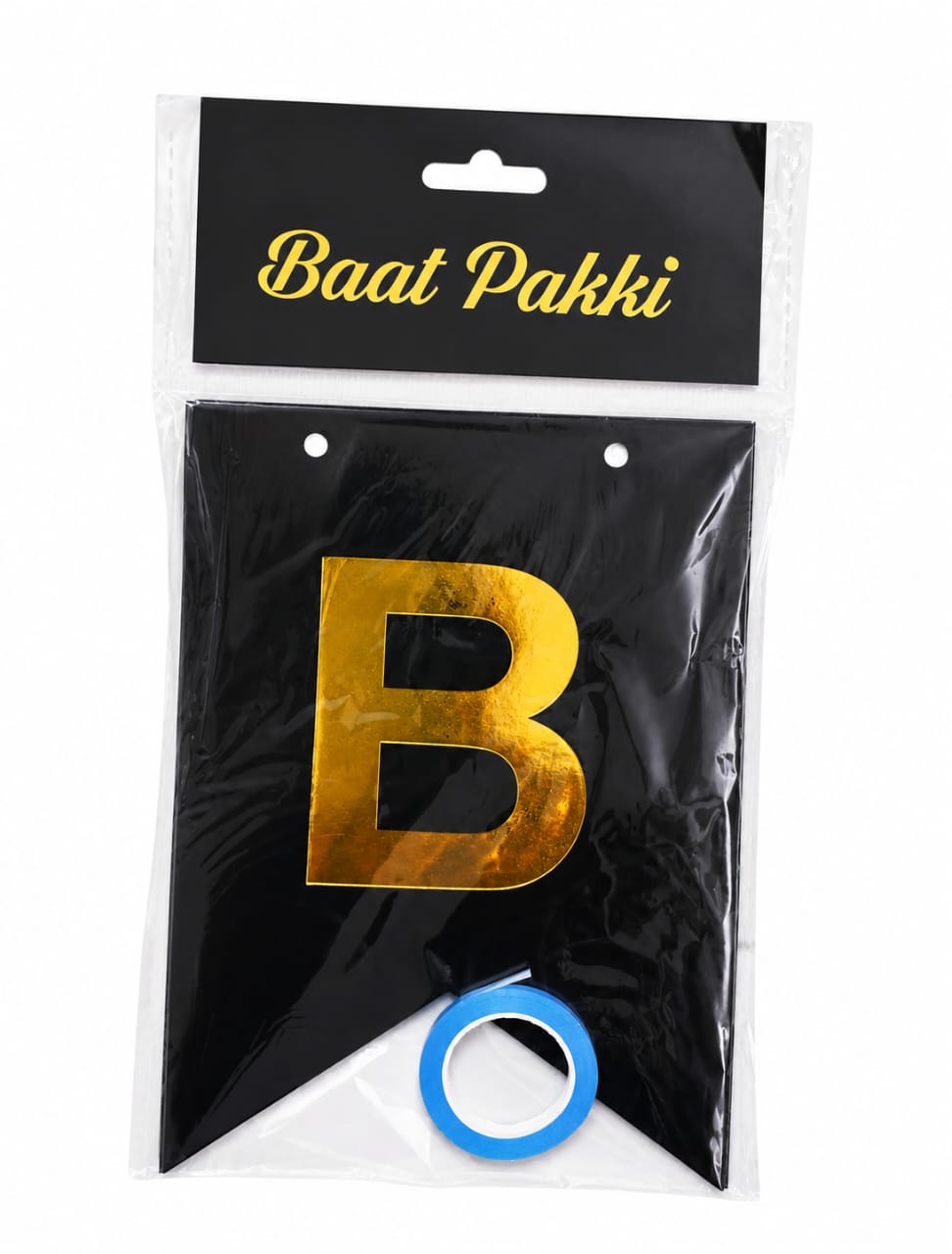 Baat Pakki Letter Buntings Banner for Decoration and Party Celebration view 4