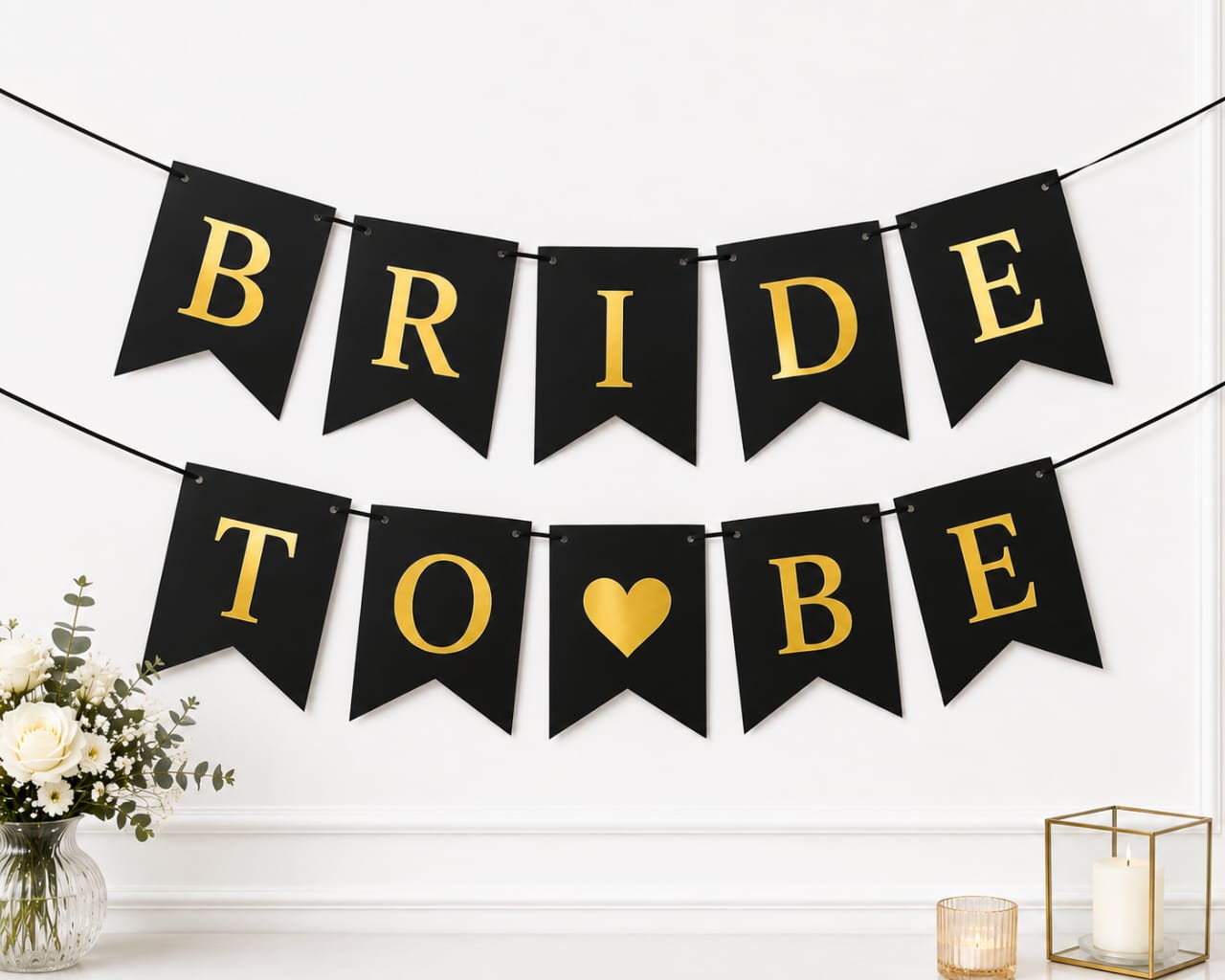 Bride to Be Bride to Be Bunting Banner for Decoration and Party Celebration Bridal Shower view 2