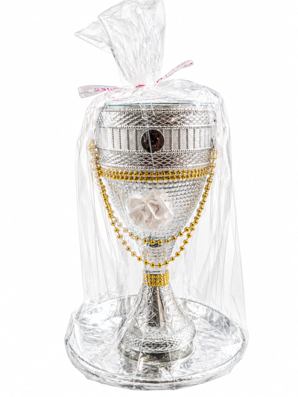Luxury Crystal-Style Doodh Pilai Rasam Glass - Milk ceremony glass - Islamic Wedding tradition - Wedding Favors view 2