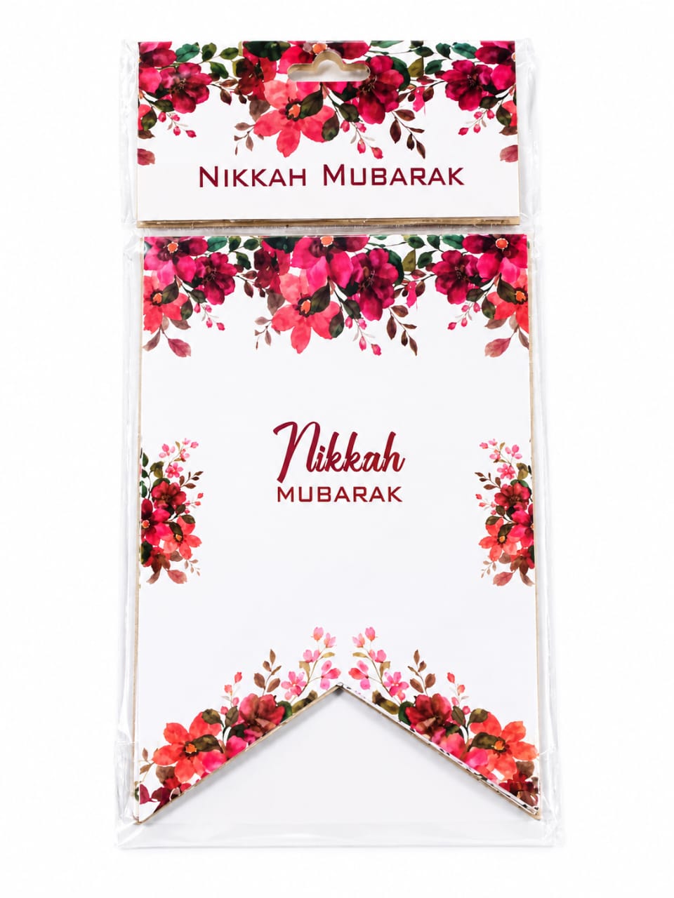 Nikkah Mubarak Bunting Banner for Decoration and Party Celebration view 5