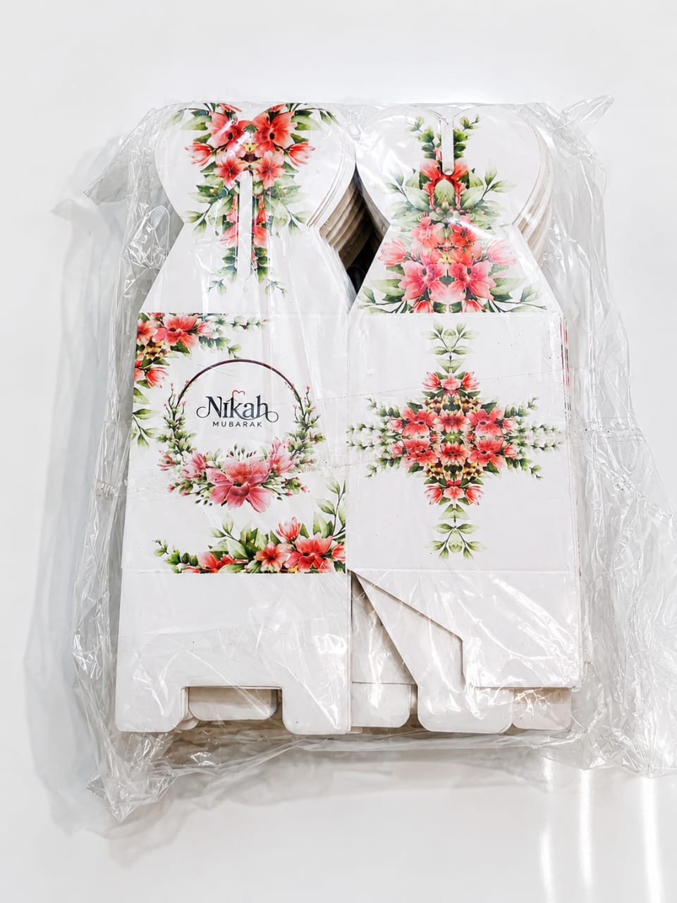 50pcs Nikkah Mubarak, Wedding Favor Box, Bid Boxes
