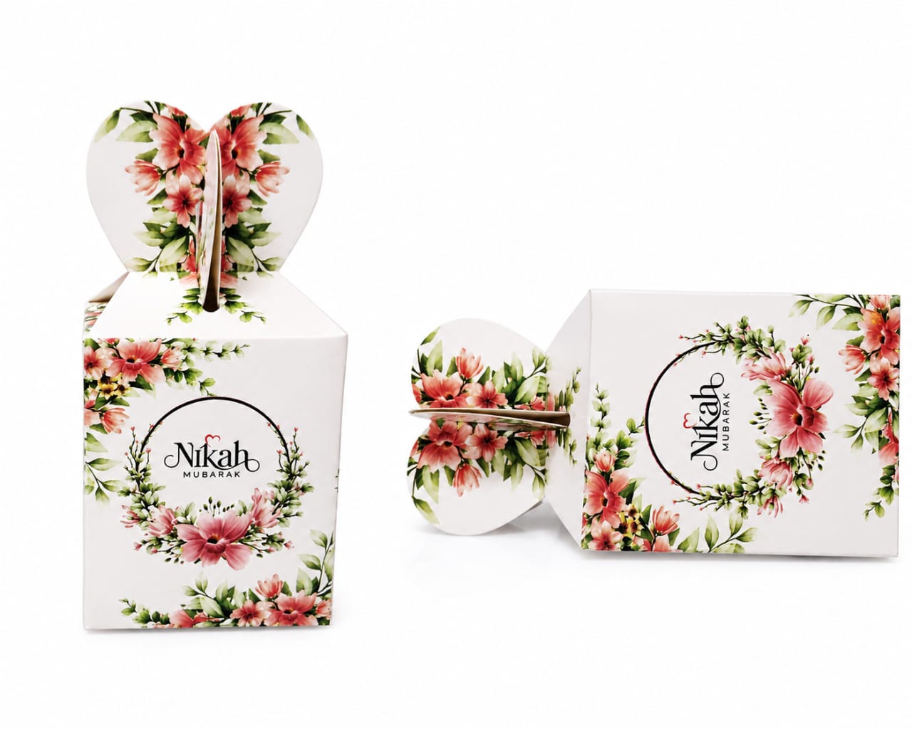 50pcs Nikkah Mubarak, Wedding Favor Box, Bid Boxes view 3