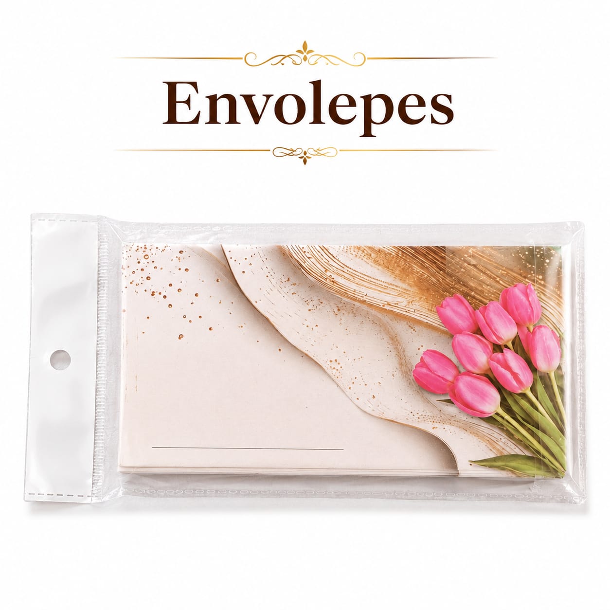 10pcs Printed Floral Design Cash Gift Envelopes view 3